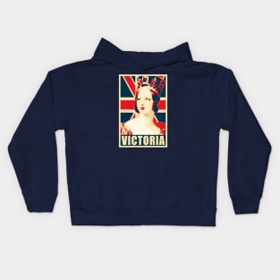 Queen Victoria Union Jack Propaganda Kids Hoodie